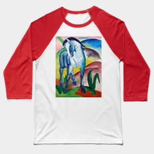 Blue horse art print by Franz Marc. Baseball T-Shirt